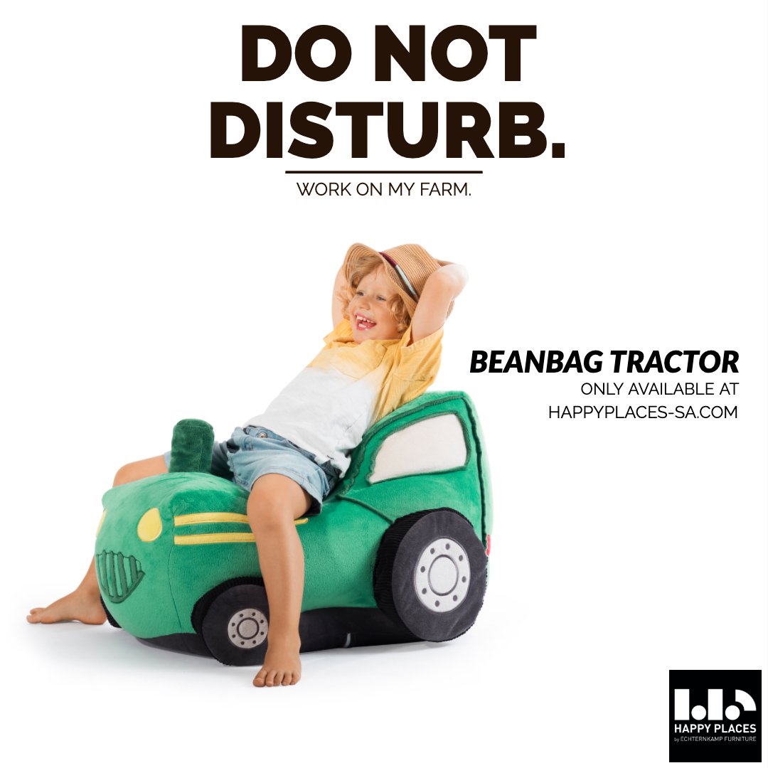 BEANBAG KIDDING TRACTOR - Happy Places Furniture